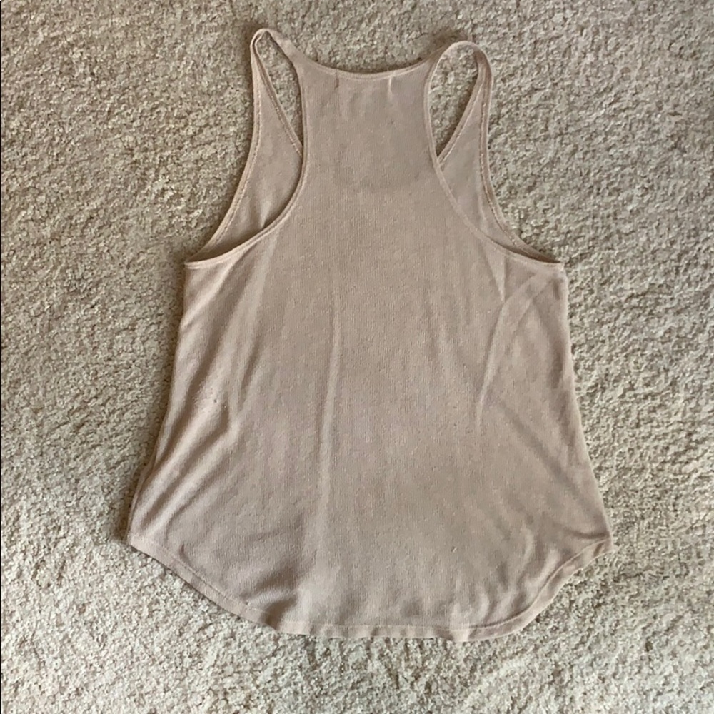 Tan Ribbed Tank Top - Picture 4 of 4